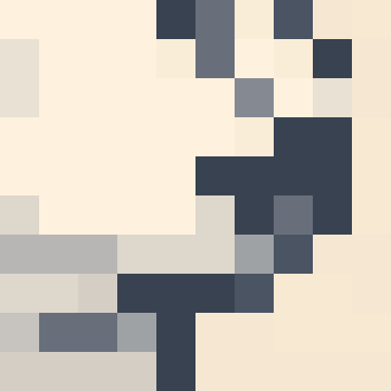 Zoomed-in section of the converted pixel art showing perfect square pixels with clean boundaries and limited colors