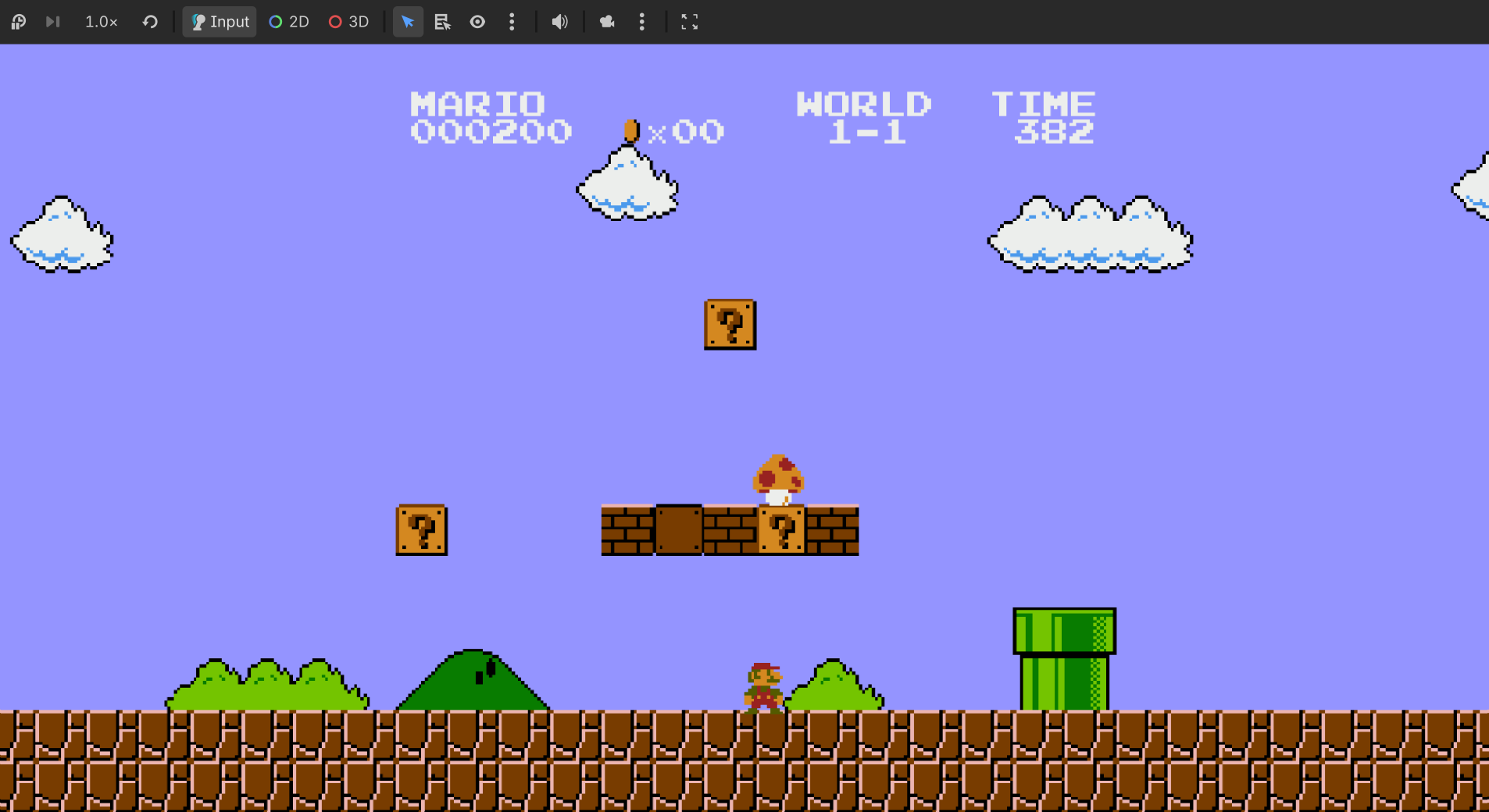 World 1-1 gameplay
